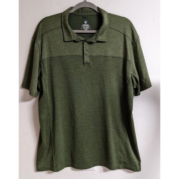 Kuhl Other - Kuhl Engineered Polo Shirt Mens Green Outdoor Performance Wicking Hiking XXLarge